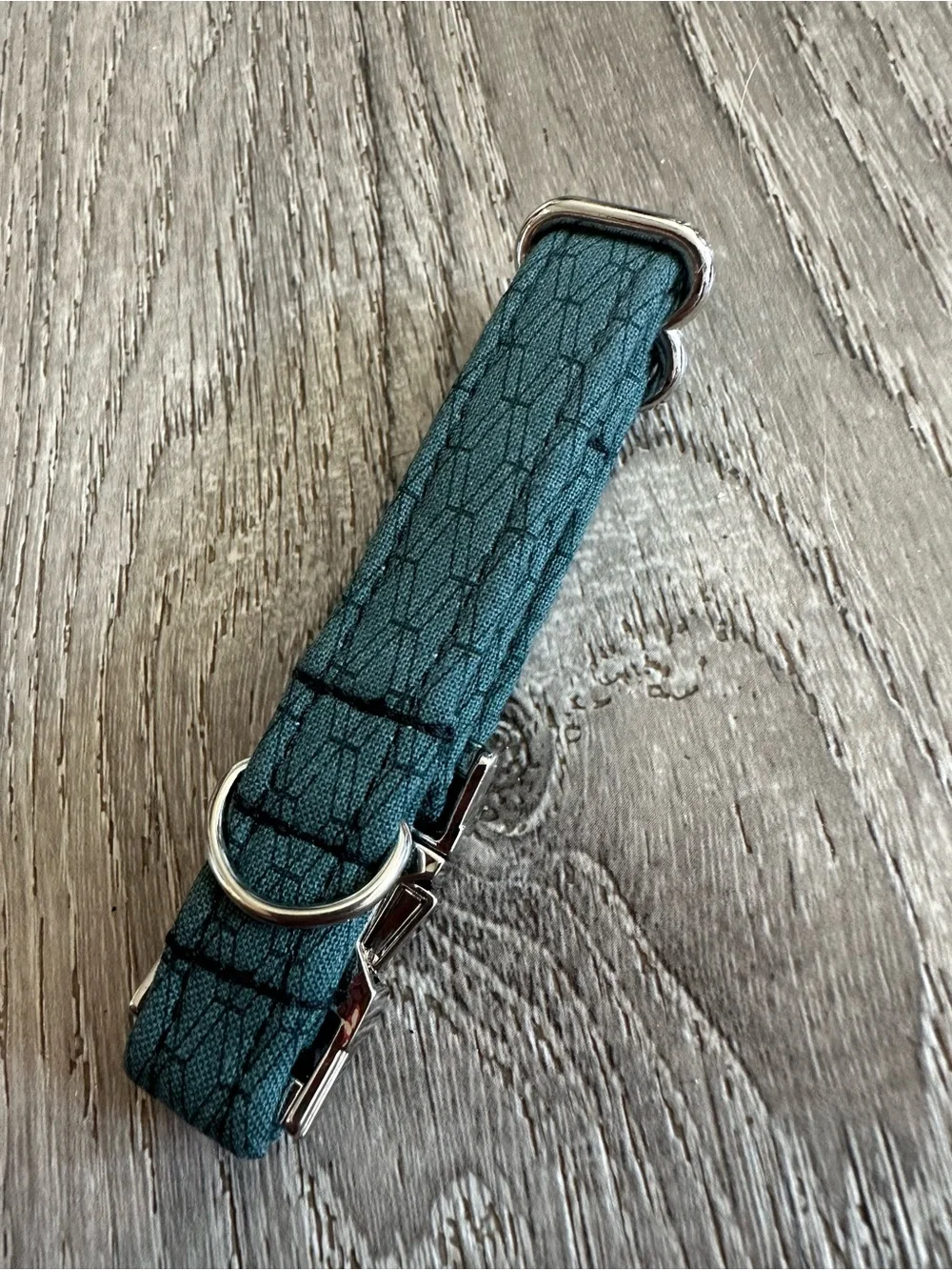 Teal Dog Collar - XXS